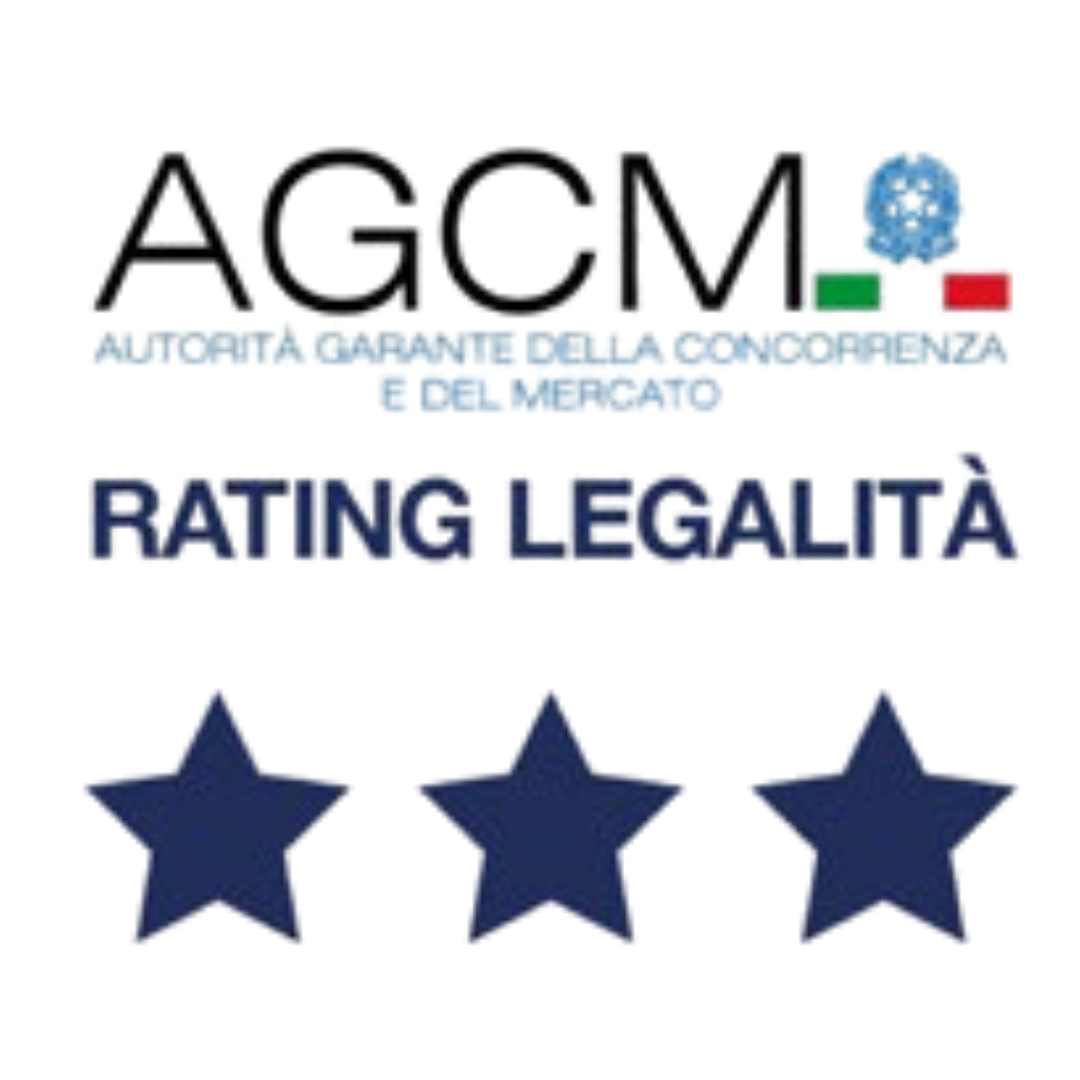 AGCM, Autorità Garante della Concorrenza e del Mercato: Rating di legalità tre stelle